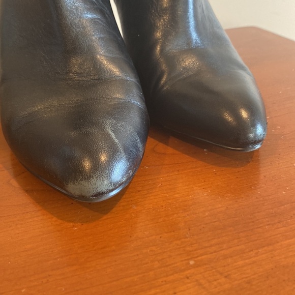 Sofft Black Pointed Toe Leather Booties with buckle detail 9.5 - Picture 12 of 12